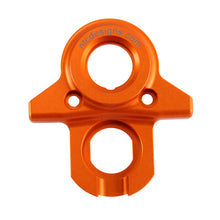 Load image into Gallery viewer, Surron Bike Upgrades Bundle - Orange - 20mm Lowering Peg Brackets, Ignition Key Plate, Shark Fin Disc Guard and Standard Adjustable Kickstand.
